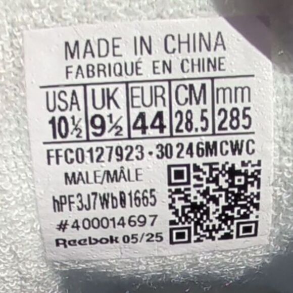 Reebok Mens Royal Charge AR30246M White Running Shoes Sneakers Size 10.5 Chunky - Picture 3 of 9